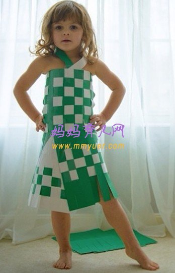 纸制创意幼儿（儿童）舞蹈表演服 美翻了！！！