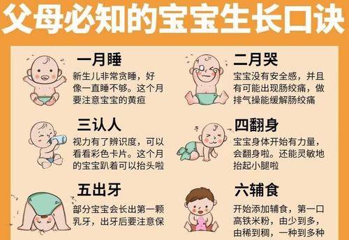 宝宝12个月顺口溜,婴儿1到12月发育口诀