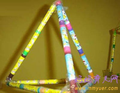 废旧物品变废为宝 儿童手工制作立体模型（图）