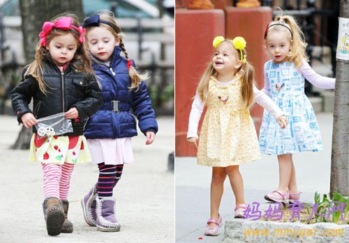 贝小七最受瞩目小公举有劲敌了 &ldquo;时装精&rdquo;姐妹比妈咪更抢镜