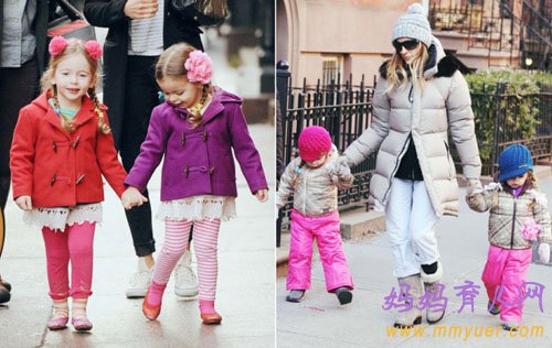 贝小七最受瞩目小公举有劲敌了 &ldquo;时装精&rdquo;姐妹比妈咪更抢镜