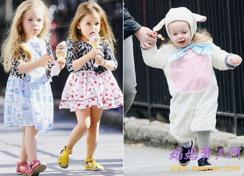 贝小七最受瞩目小公举有劲敌了 &ldquo;时装精&rdquo;姐妹比妈咪更抢镜